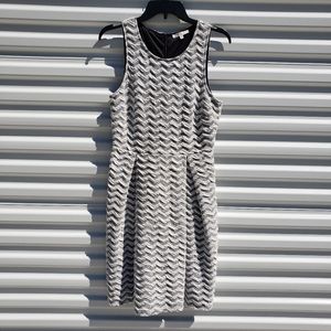 41 Hawthorn Jace chevron midi dress with pleats